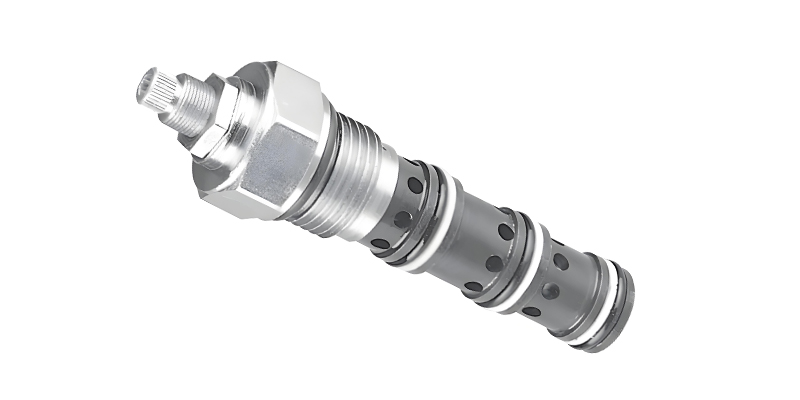 Flow control valves with hydraulic symbols